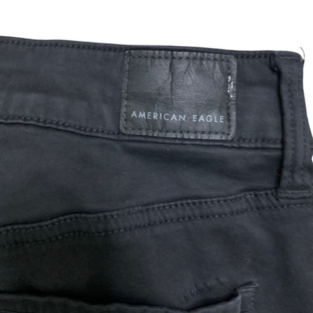 American Eagle Black Skinny Jeans Women's Jeans American Eagle Jeans 8R - Picture 6 of 7
